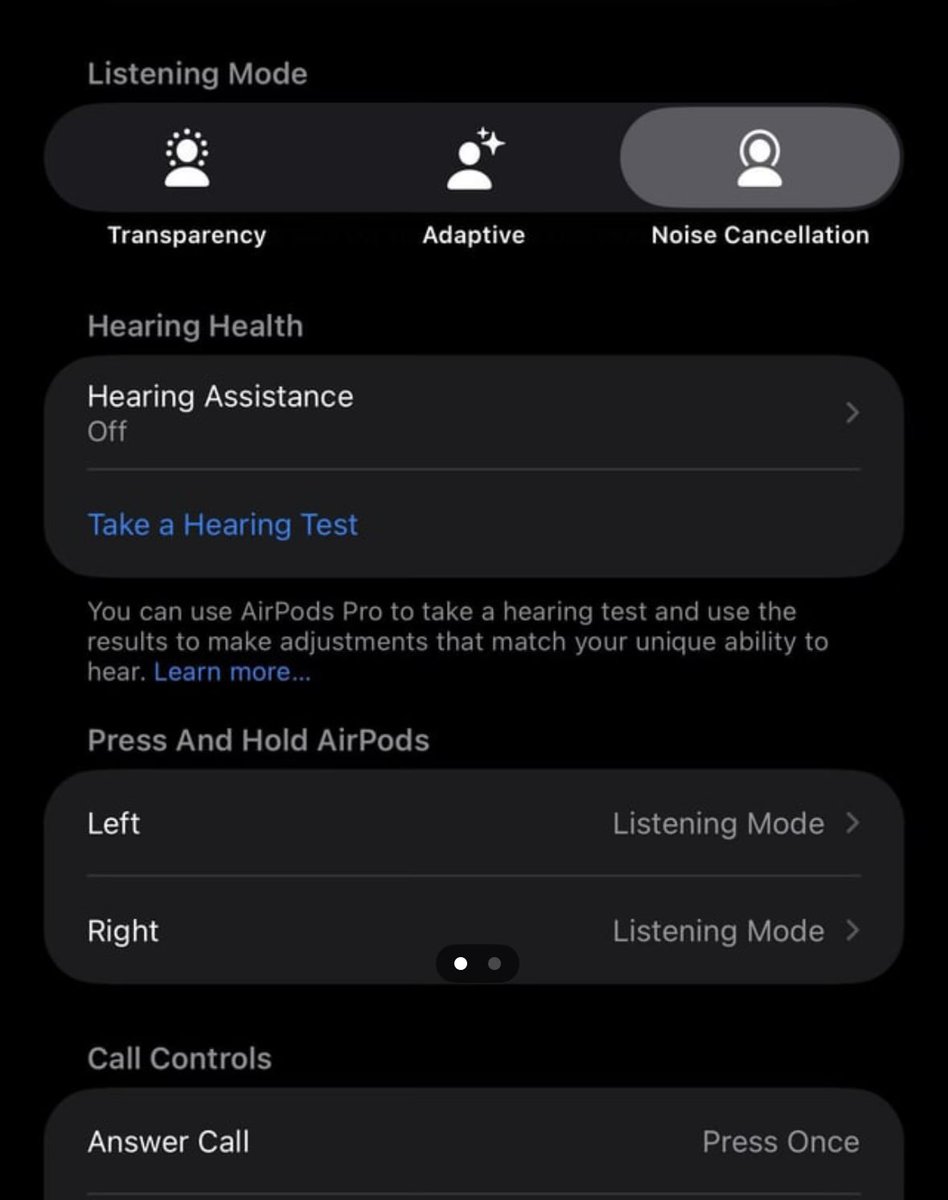 Hearing Aid assistance nasa Pinas na. Kakacheck ko lang sa Airpods Pro settings ko at lumabas na nga tong feature nato. Nice one apple.
