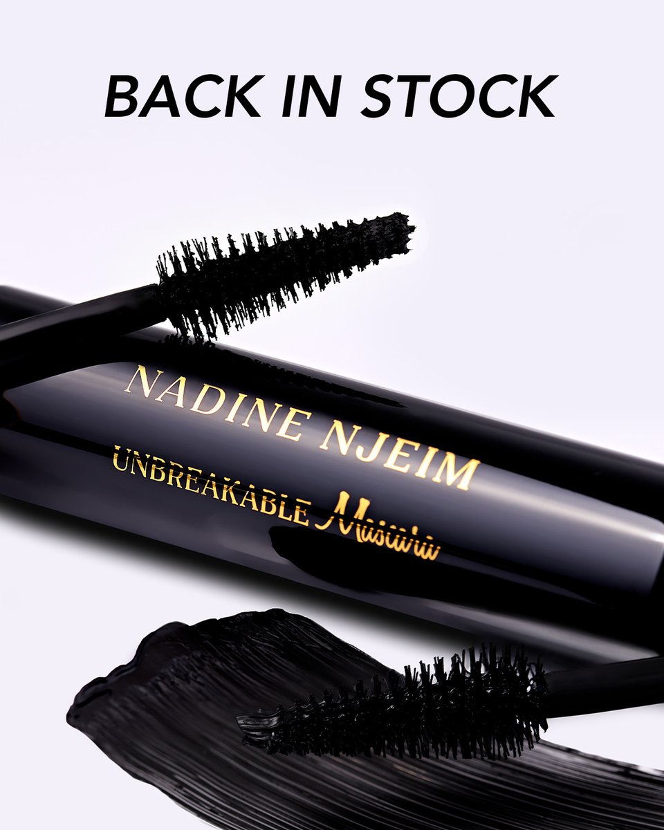 NNN__beauty's tweet photo. BACK IN STOCK! The Unbreakable Mascara is NOW available!