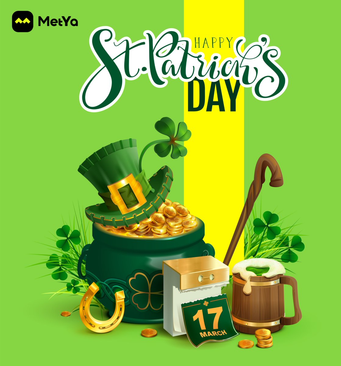 Metya_PH's tweet photo. Maswerteng araw. Luntiang araw. 🍀

Nais ko sa lahat ng mas maraming swerte, mas maraming paglago,

at mas maraming panalo sa chain.

Maligayang Araw ni San Patrick mula sa MetYa. 🟩
#ArawniStPatricks #MetYa #Web3 https://t.co/9fJmm9Jrmy