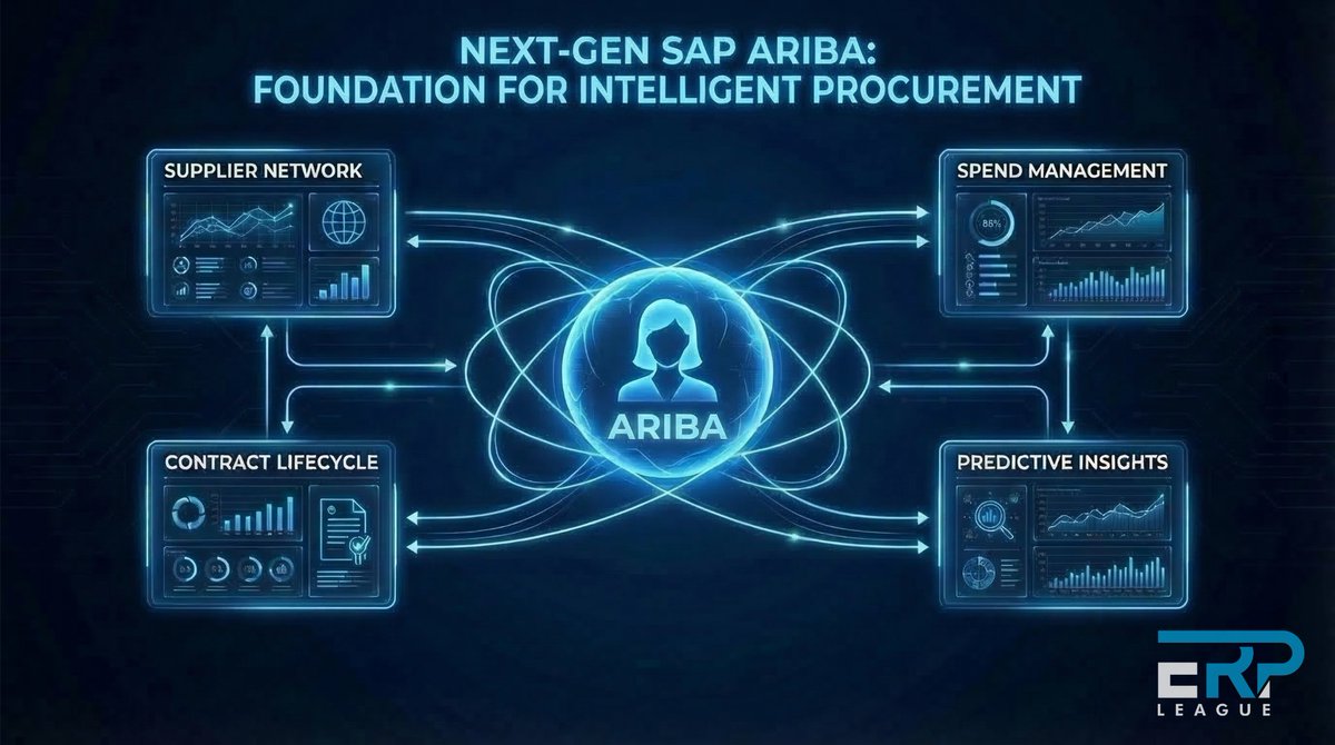 ErpLeague's tweet photo. Next-Gen SAP Ariba: Foundation for Intelligent Procurement
Read: https://t.co/B6Of0wbzf3
Website: https://t.co/yjUnVtlAUo
https://t.co/YTDlIGkH6R
#SAPAriba #IntelligentProcurement #ERP #DigitalTransformation #AIinBusiness #ProcurementAutomation #SAP #ERPLeague https://t.co/aNmnjh0VXX