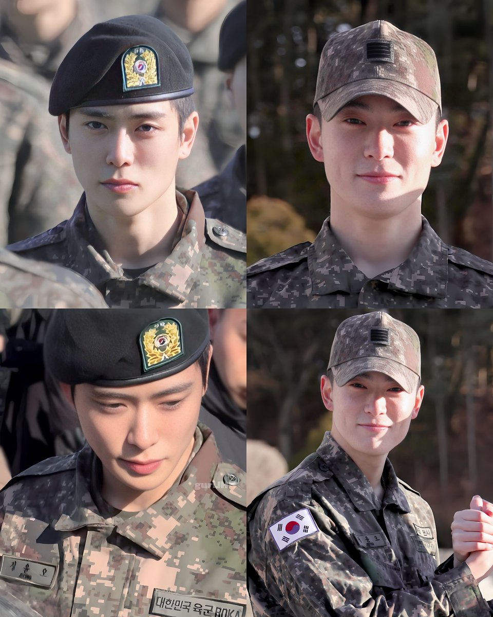 แจฮยอนกับหมวกทหารแบบไหนก็เท่อะหล่อหมด มันอยู่ที่ไม้แขวนเสื้อจิงๆ ละฮีเหมาะไปอยู่ใน #.ทหารหล่อบอกต่อตัวด้วย อะไรแบบนิ้มาก 😽♡♡

• พลทหาร                                           • สิบเอก