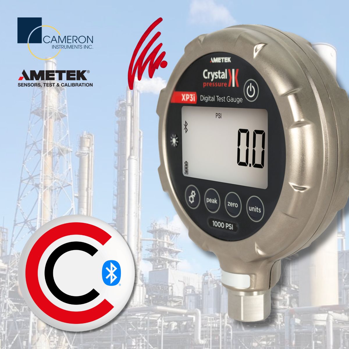 On-Demand Logging with the Peak Button

When using On-Demand DataLoggerXP mode, CrystalConnect now gives you a Peak button inside the app...

Click "Alt Text" to learn more.

Learn more: cameroninstruments.com/.../crystalcon…

#Ametek #CrystalPressure #CrystalConnect #Bluetooth
