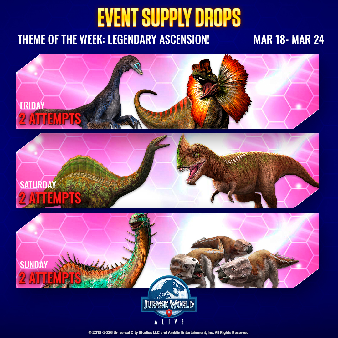 Jurassic World Alive tweet media