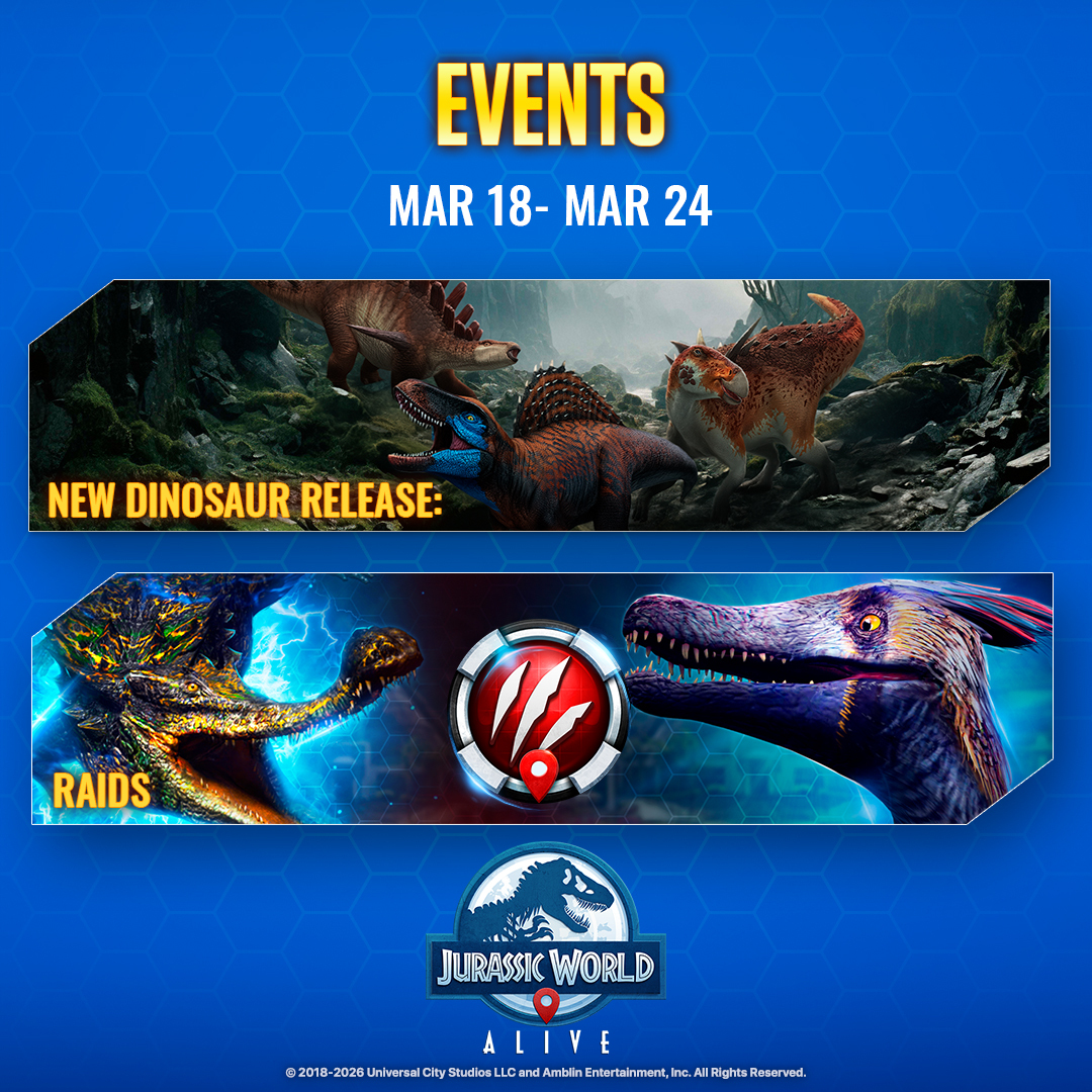 Jurassic World Alive tweet media