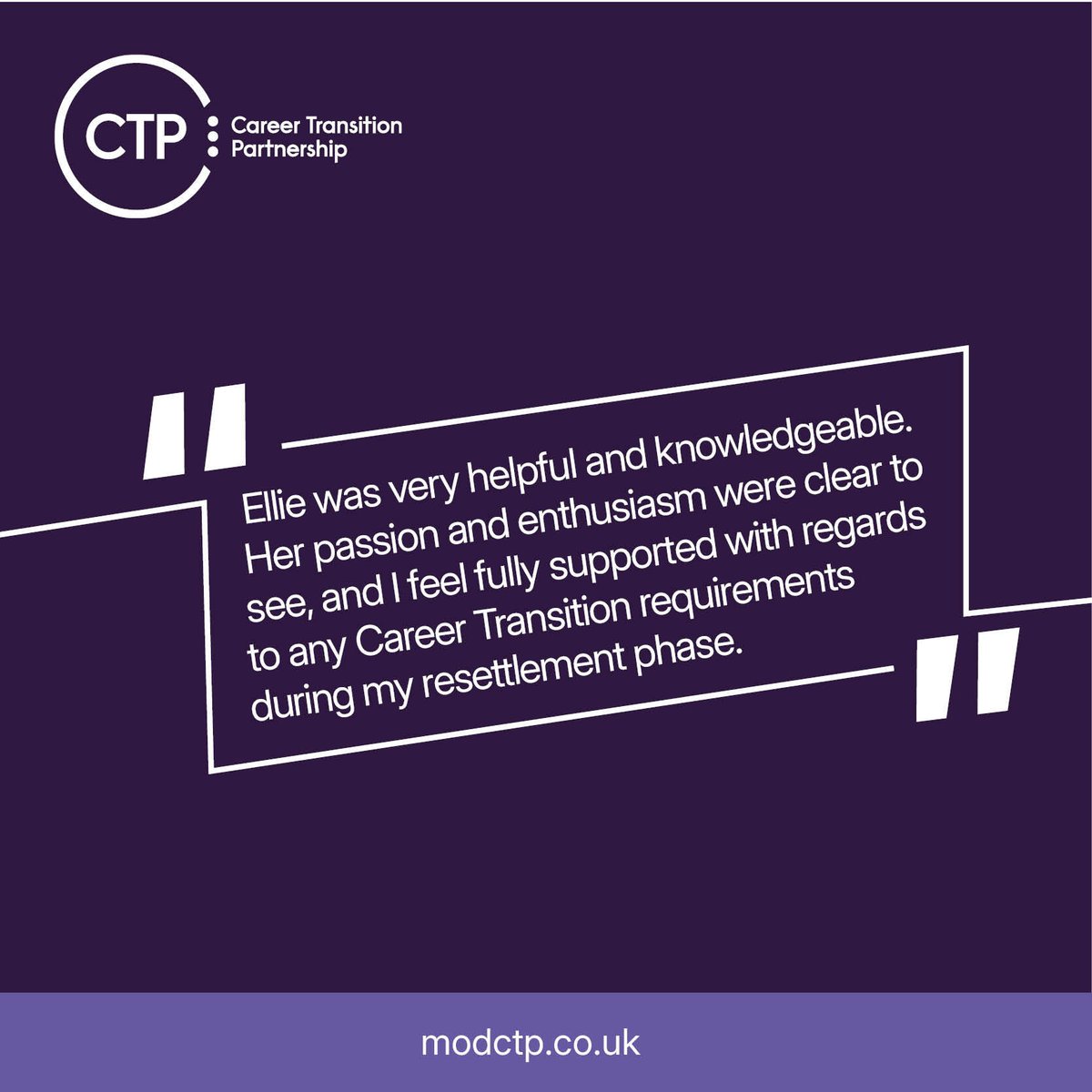 Career Transition Partnership (CTP) tweet media