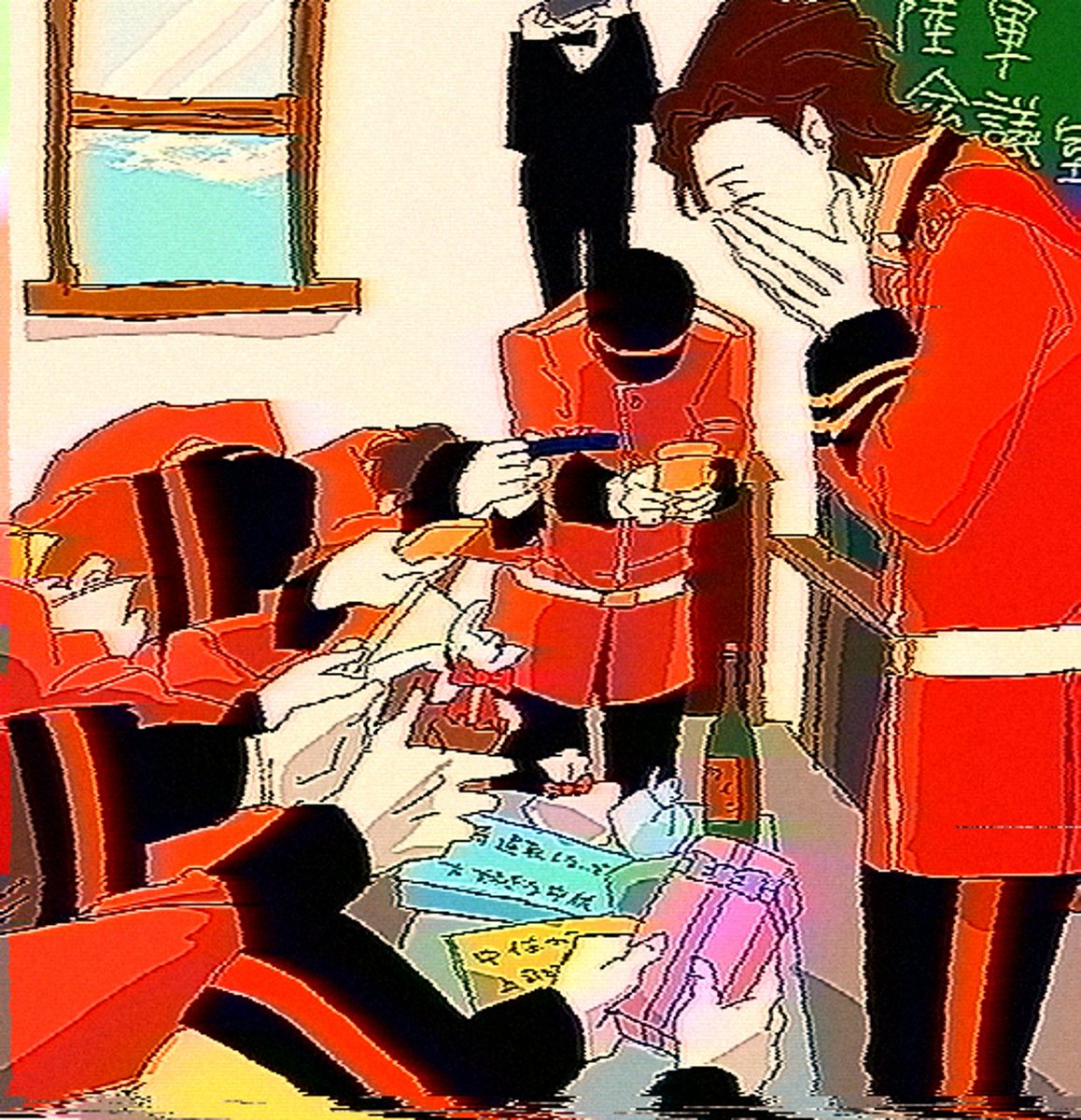 流行りのヤツをアイコンでやってみた。楽しかった😊