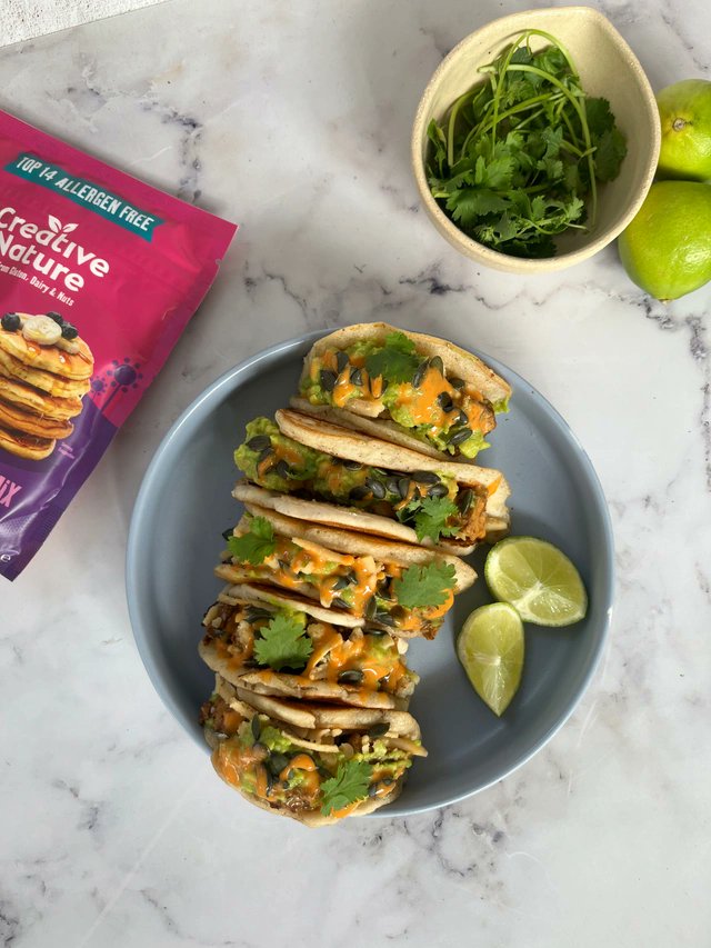 creativenature's tweet photo. Pancakes… but make them tacos 🌮🥞

Savoury, allergy-friendly &amp; seriously good. 

Get the full recipe on our website 💛

https://t.co/f8oVOpzALA

#SavoryPancakes #GlutenFree #CreativeNature https://t.co/BqmBSX2yqO