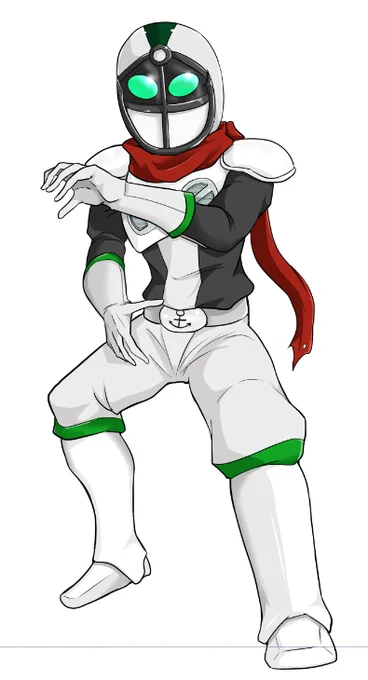 今描いてる原稿のマスクヒーローは村紗のカラーリングと合わせてたつもりだったけど、いざ色塗ったら真っ白だったなって。 まぁ表紙だけだしいいんだけど。