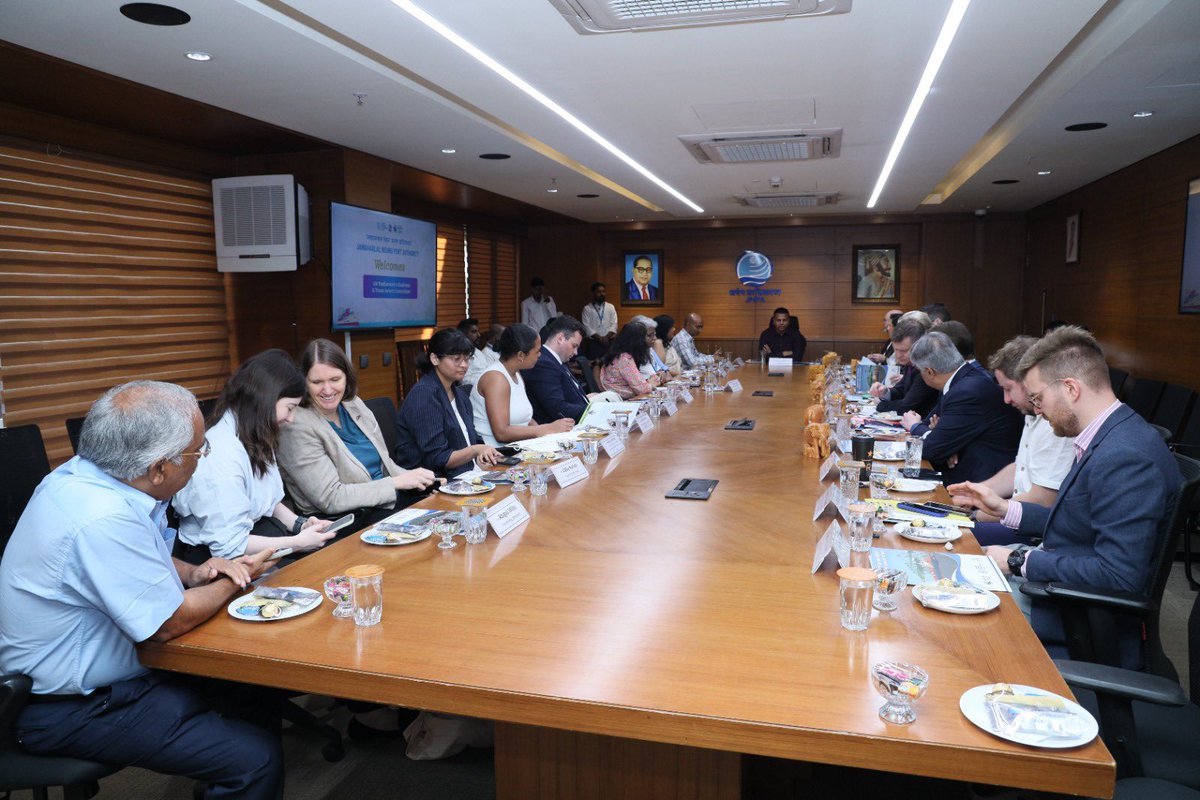 जवाहरलाल नेहरू पत्तन प्राधिकरण (JNPA) tweet media