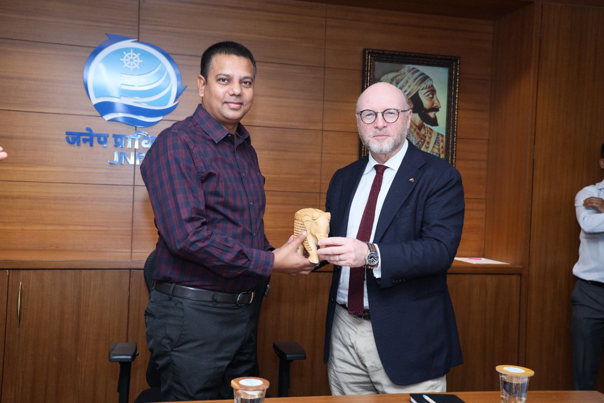 जवाहरलाल नेहरू पत्तन प्राधिकरण (JNPA) tweet media