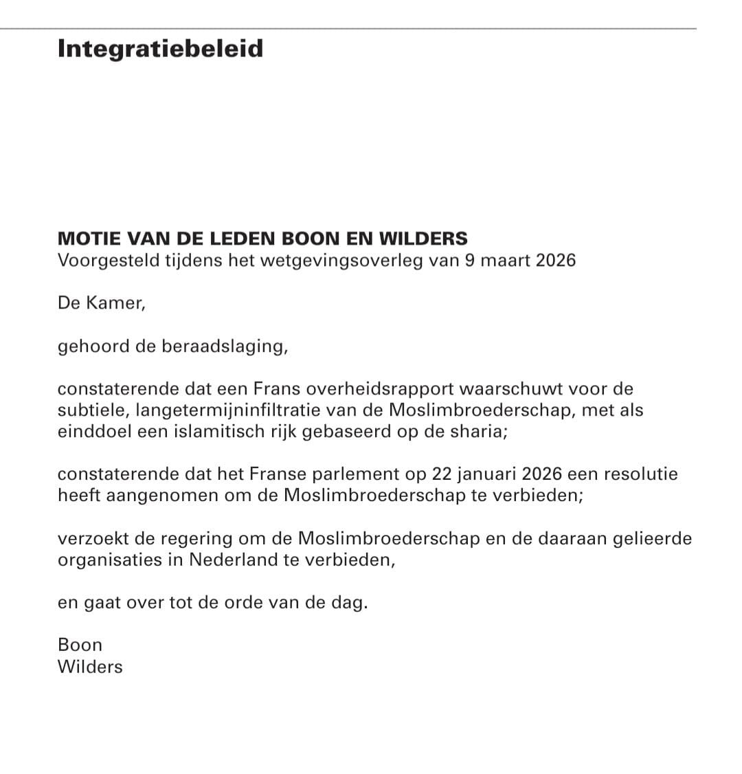 Geert Wilders tweet media