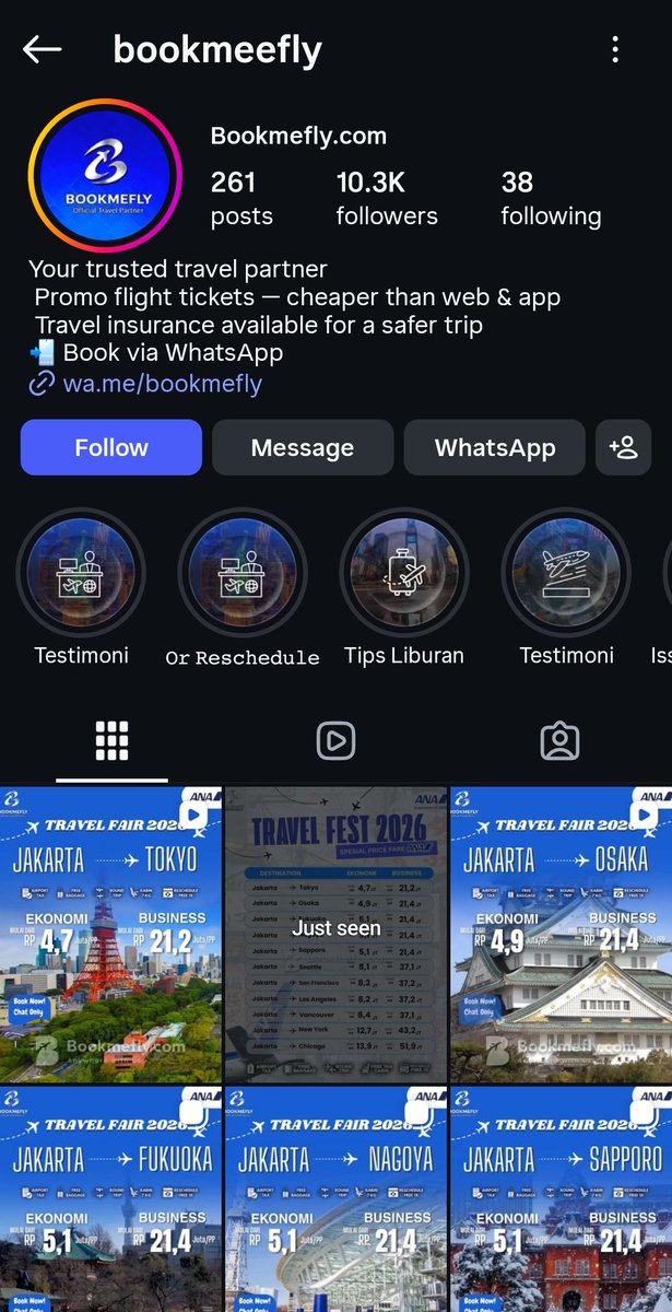 laxxlune's tweet image. !! HELP RT SCAMMER TIKET PESAWAT MURAH CGK-KIX !! 

instagram bookmeefly (sudah deactivate) mengancam dan gaslight calon customer 

BRI an MUSLIADI 0019 0119 9302 500 

#scammer #penipuan #travelscam