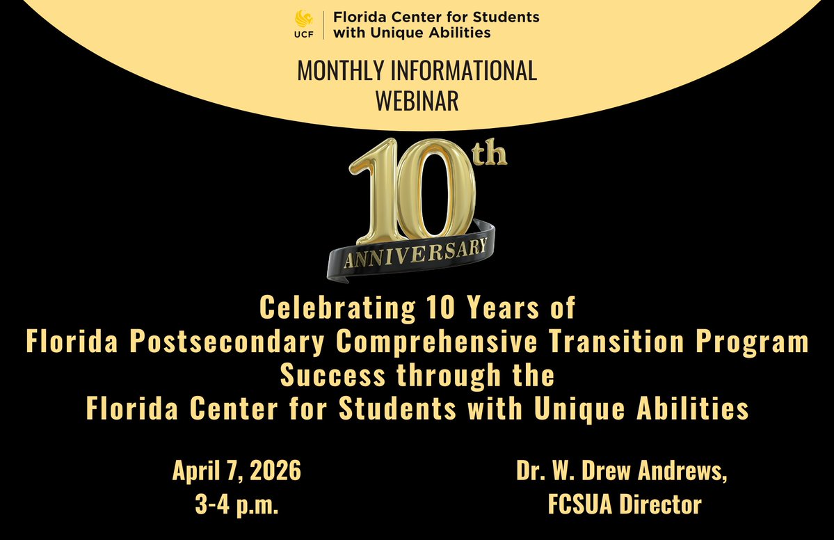 Florida Center for Students with Unique Abilities tweet media