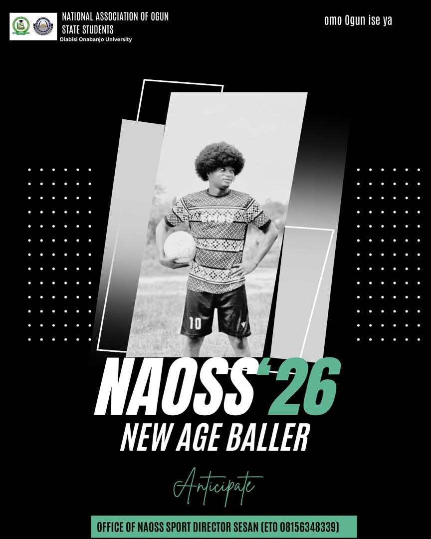 Naoss_OOU's tweet photo. Get ready to witness skill, passion, and the rise of a new generation of champions! ⚽🔥

NAOSS OOU proudly presents “NAOSS ’26 NEW AGE BALLER” where talents shine and legends are born.

Stay tuned… it’s more than a game! https://t.co/TqNhGutlxU