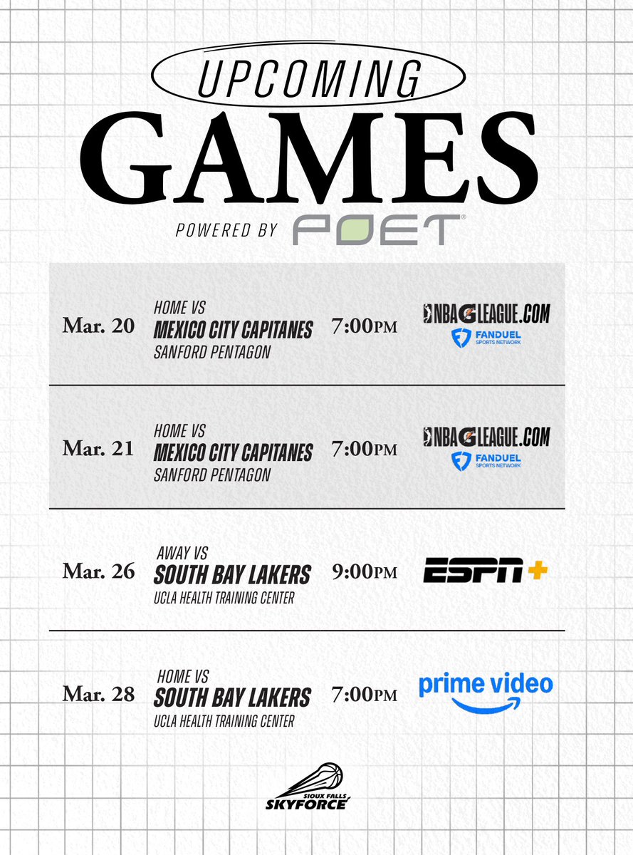 Sioux Falls Skyforce tweet media