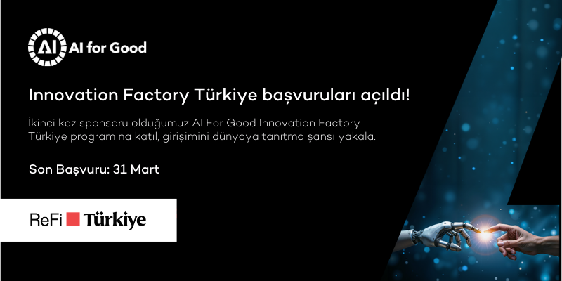 refi_turkiye's tweet photo. @Akbank @imeceplatformu #AIforGood Innovation Factory Türkiye Programı ilk dönem temsilcisi #ViseurAI anlatıyor! 

#Yapayzeka girişimi, geçen yıl  "AI for Good Innovation Factory Büyük Finali” yarışmasında #Türkiye’yi temsil etti. 

Bu yıl sahnedeki çözüm fikri seninki olabilir! 
https://t.co/wC7BhylLXV https://t.co/EdTLN5rjPA
