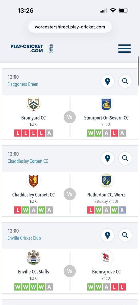 Worcestershire County League tweet media
