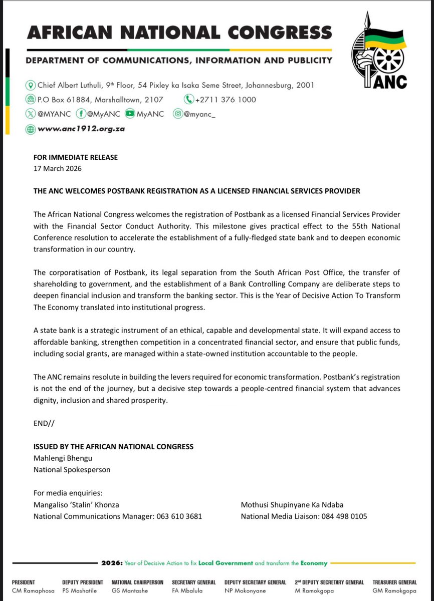 ANC - African National Congress tweet media