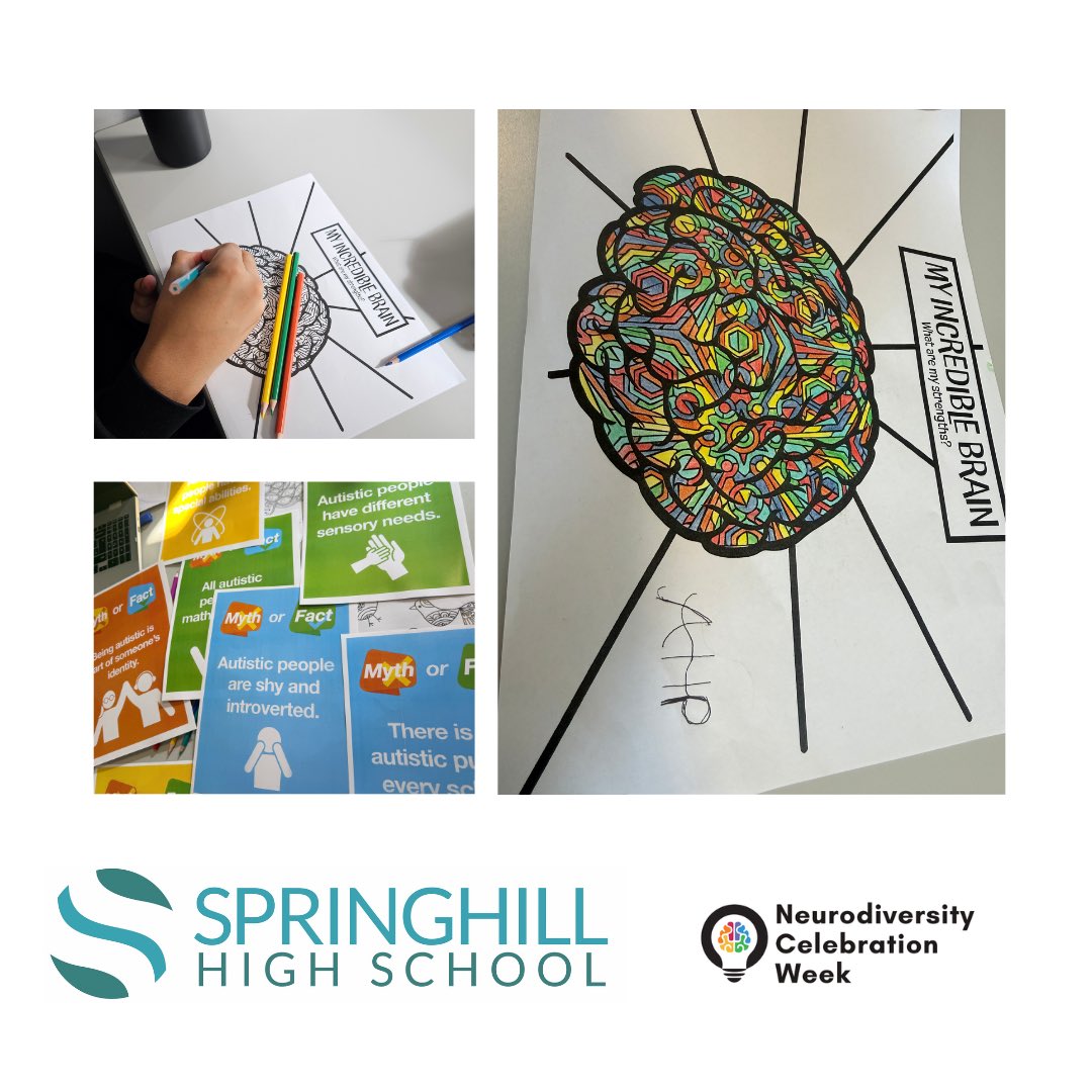 SHHSUK's tweet photo. 🌈 It’s #Neurodiversitycelebrationweek Today we kicked off with mindful colouring, calming music, and discussions around what neurodiversity means. ✏️💭 https://t.co/LPwOCi6H0p