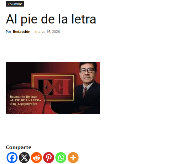 Espejo del Poder tweet media