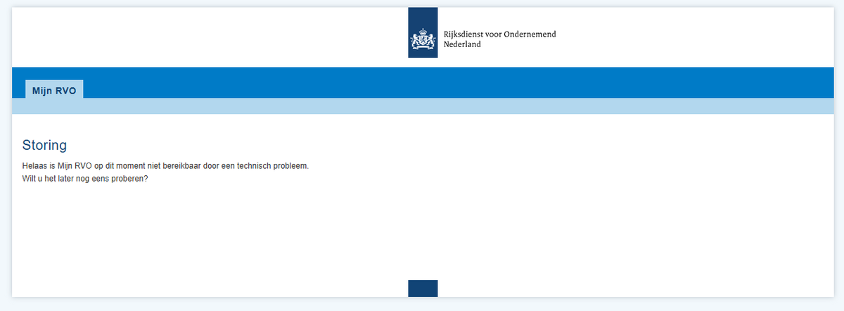 SoundOfRocky's tweet photo. @RVO_Agrarisch Al hele middag moeite met inloggen, dit probleem al bekend? https://t.co/BSErYeWmUw