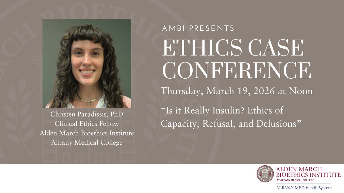 Alden March Bioethics Institute tweet media