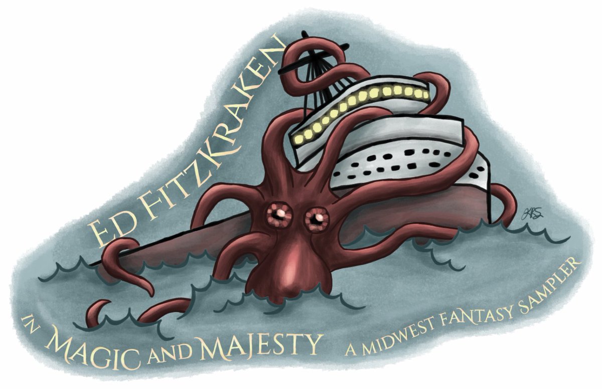 Justin_O_Rose's tweet photo. Currently at $5,570 for the Kickstarter for Magic and Majesty. 
Out next Stretch Goal is just $430 away and includes a free fridge magnet of our delightful mascot Ed Fitzkraken.
Help us reach this stretch goal and send out Ed to many new homes.
#wtitingcommunity https://t.co/OYaSqUTrU5