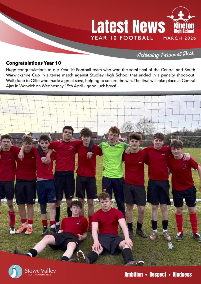Kineton High School tweet media