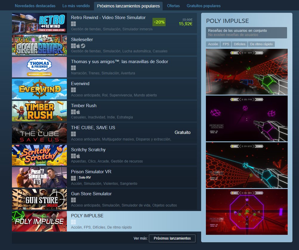 POLY IMPULSE 🟢 OUT NOW ON STEAM tweet media