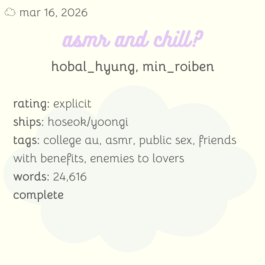 bedtime bangtan fic club tweet media