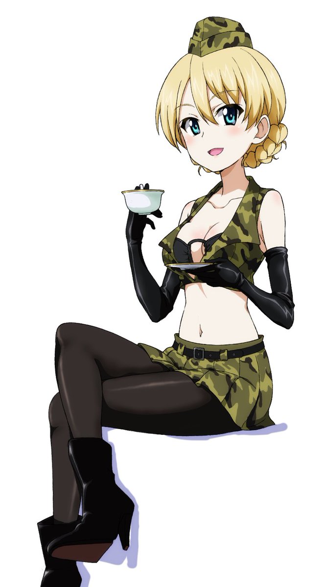 ダージリン(ガルパン) 「リクエスト 『ガールズ&パンツァー』よりダージリン | 丸 #pixiv」|丸のイラスト