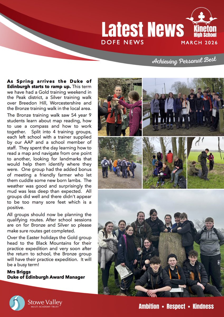 Kineton High School tweet media