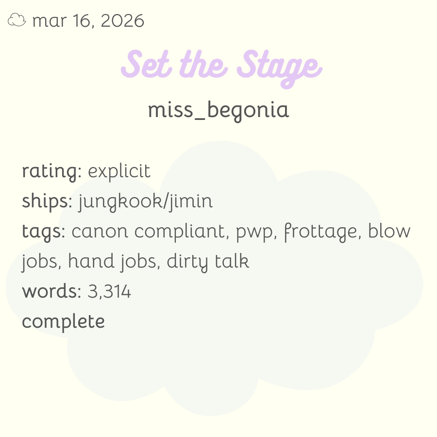 bedtime bangtan fic club tweet media