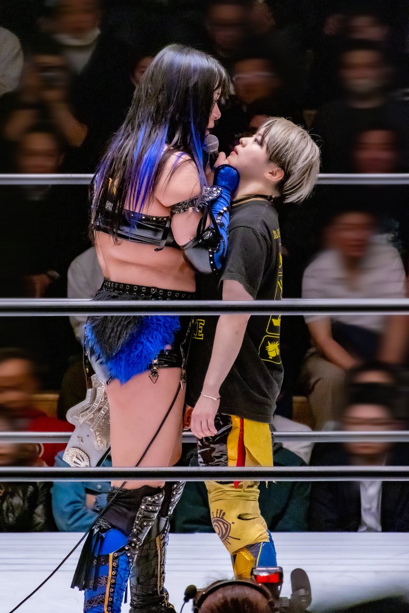 michuu0922's tweet image. 260311 後楽園ﾎｰﾙ

#HANAKO 選手
#八神蘭奈　選手

#STARDOM