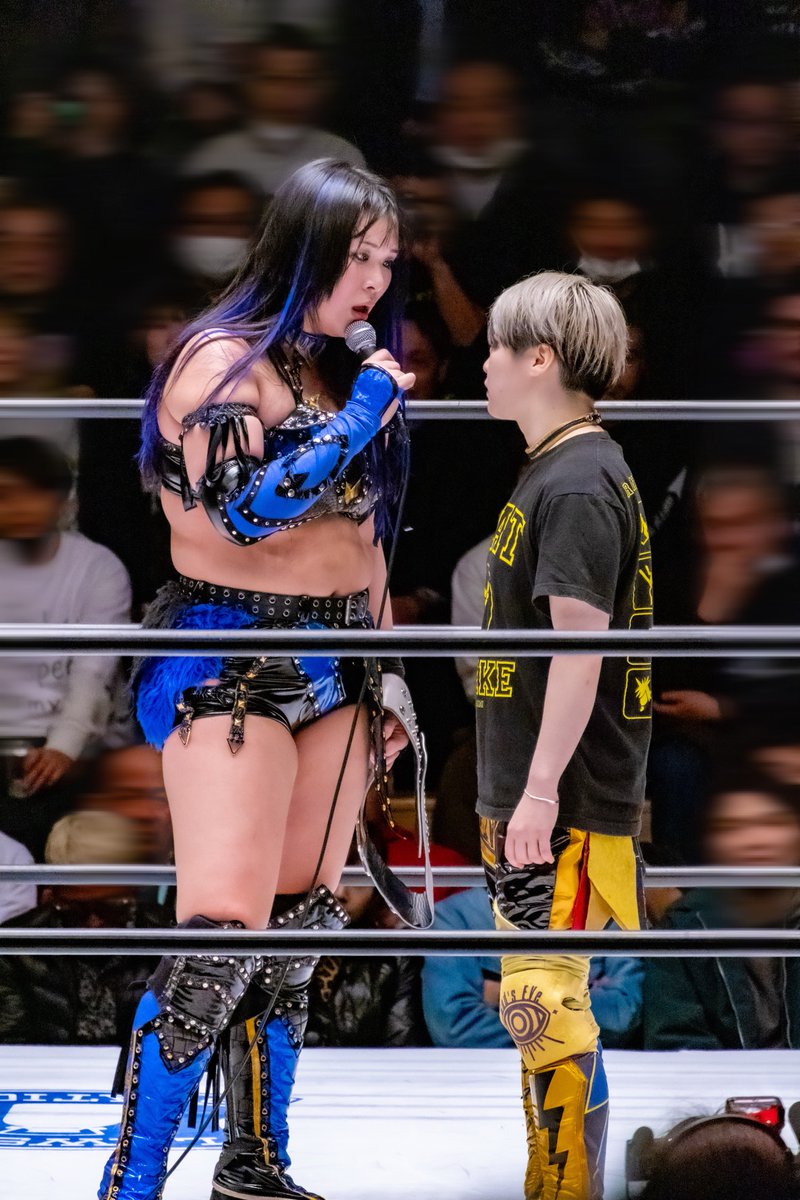 michuu0922's tweet image. 260311 後楽園ﾎｰﾙ

#HANAKO 選手
#八神蘭奈　選手

#STARDOM