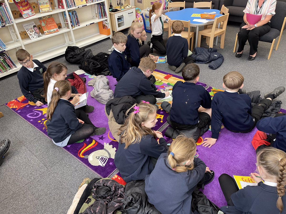 NorthfieldSch's tweet photo. Year 5 had a fabulous afternoon yesterday visiting South Elmsall library. It was lovely to see them become book worms! #southelmsalllibrary #readingcommunity #readingforpleasure https://t.co/sgTAV4dnTe