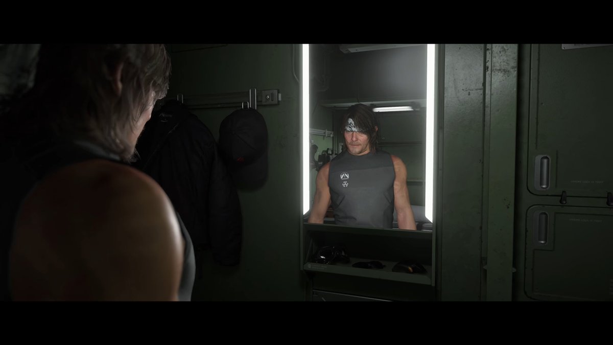 suginoki7777777's tweet photo. サムがバンダナ巻いてる！🤭🐍
#DEATHSTRANDING2 https://t.co/wDLuhg6iXy