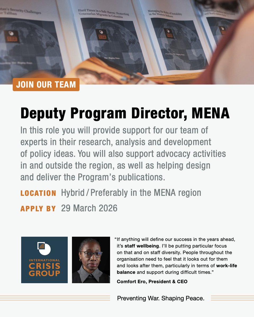 Crisis Group tweet media