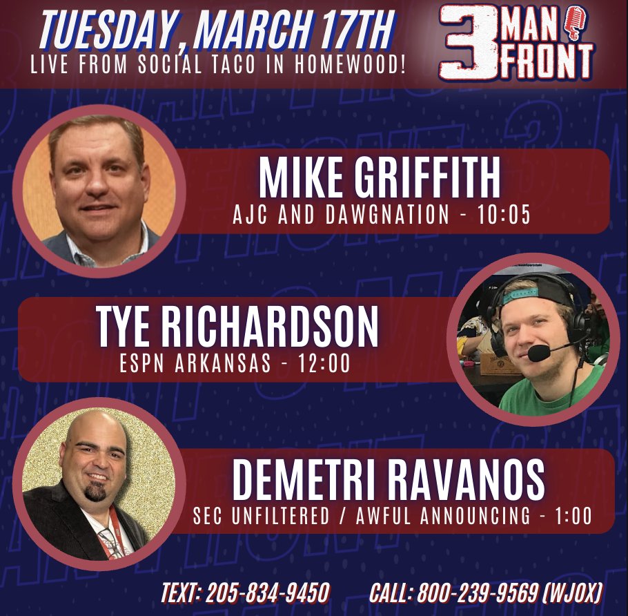 3 Man Front tweet media