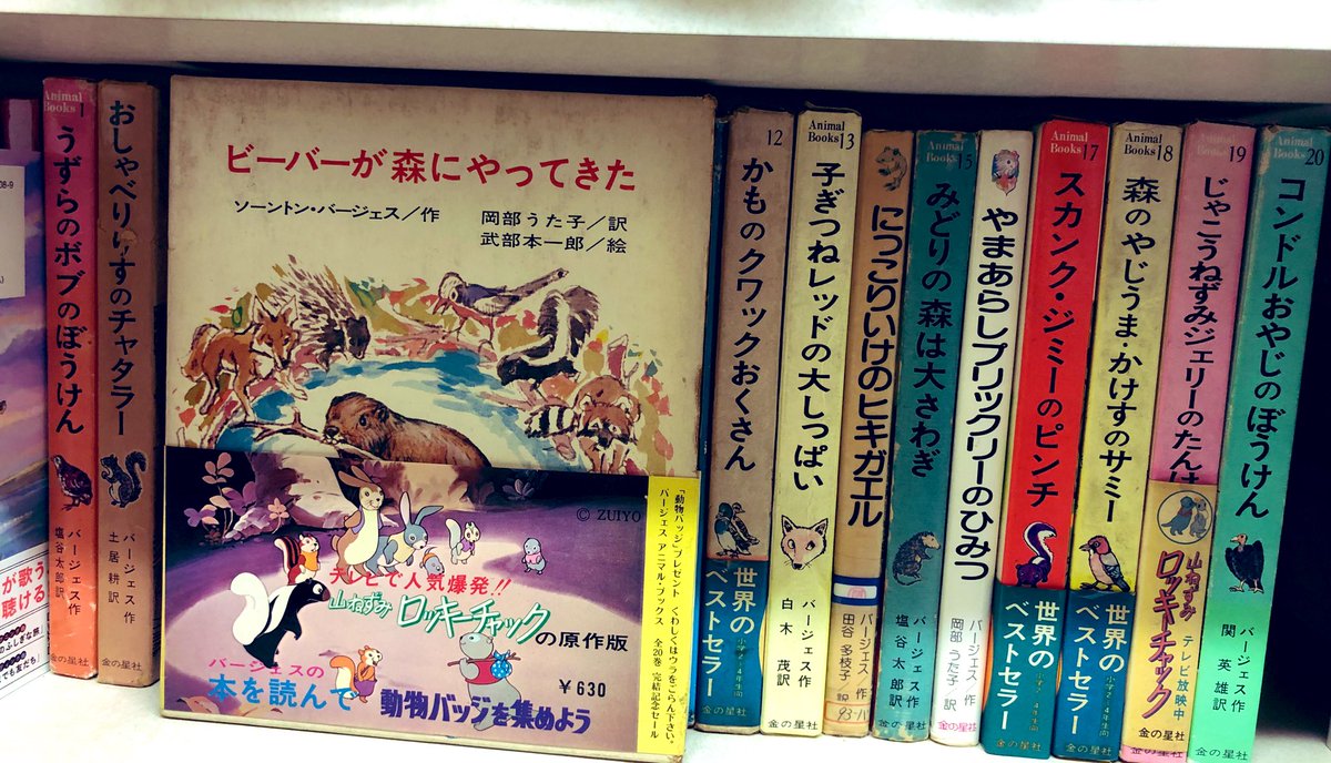 山ねずみロッキーチャック 原作は小学校の図書館で読んだ｡その後ぽち 