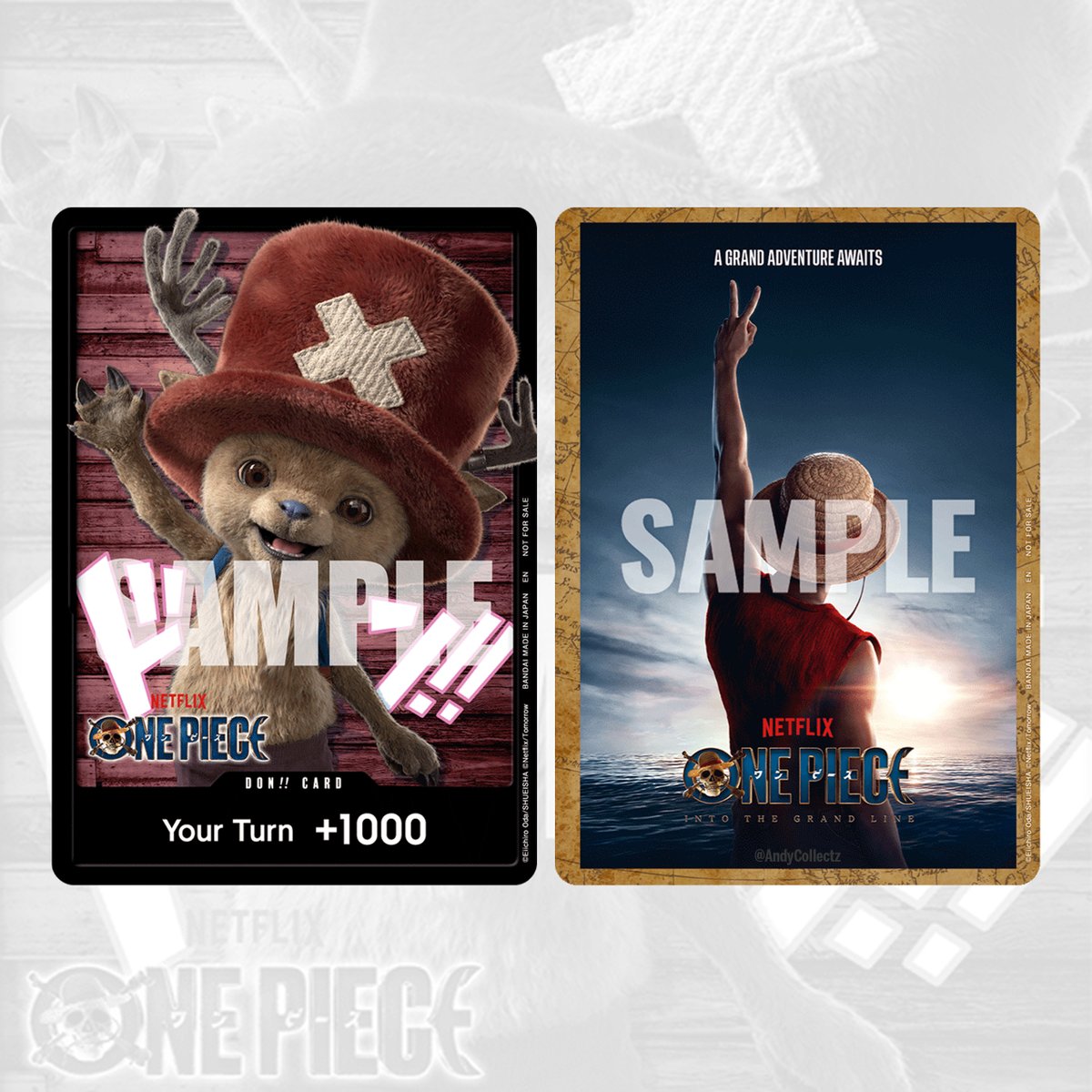Official reveal of the back side of the OPTCG Netflix Chopper DON!! The  DON!! will be given out at: ONE PIECE CARD GAME Official Shop  Tutorial  Session Welcome Event Store Tournament +