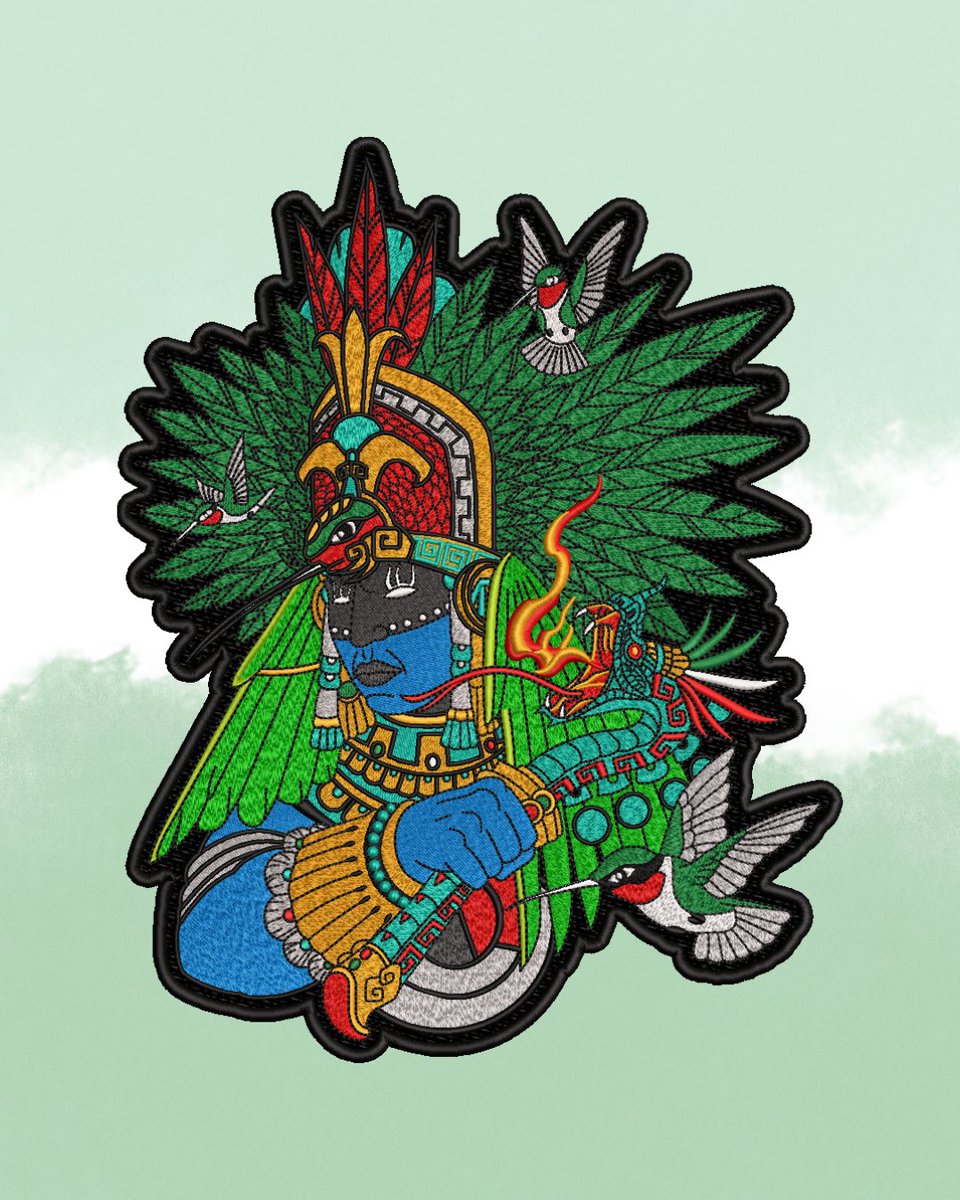 Thirtify's tweet image. Vector ➡️ Stitches 🪡 Aztec warrior patch — digitized &amp;amp; ready to embroider. The before &amp;amp; after on this one is 🔥

Get yours done 👉 dashboard.thirtify.com/get-started

#EmbroideryDigitizing #CustomPatch #AztecArt #EmbroideryDesign #PatchWork