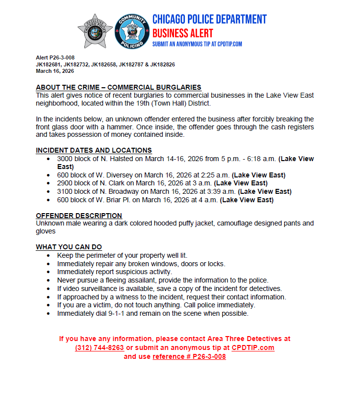 Chicago Police 19th Dist - Town Hall tweet media