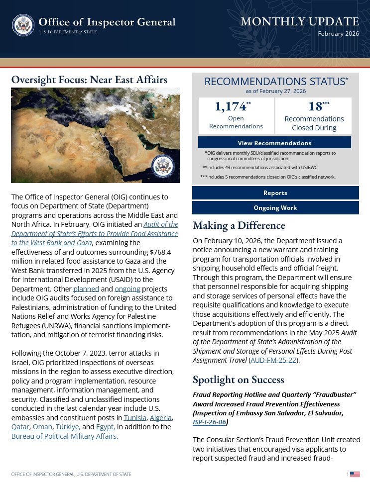 State OIG tweet media