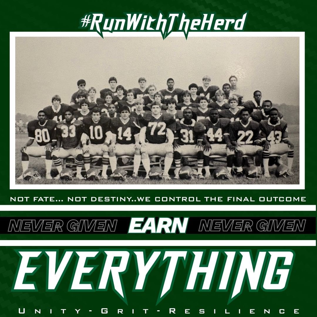ParksideRamsfb's tweet photo. Why #RunWithTheHerd? 1984 Rams “Desire and teamwork put this team together”-Coach Briscoe https://t.co/wUCeENpBbw