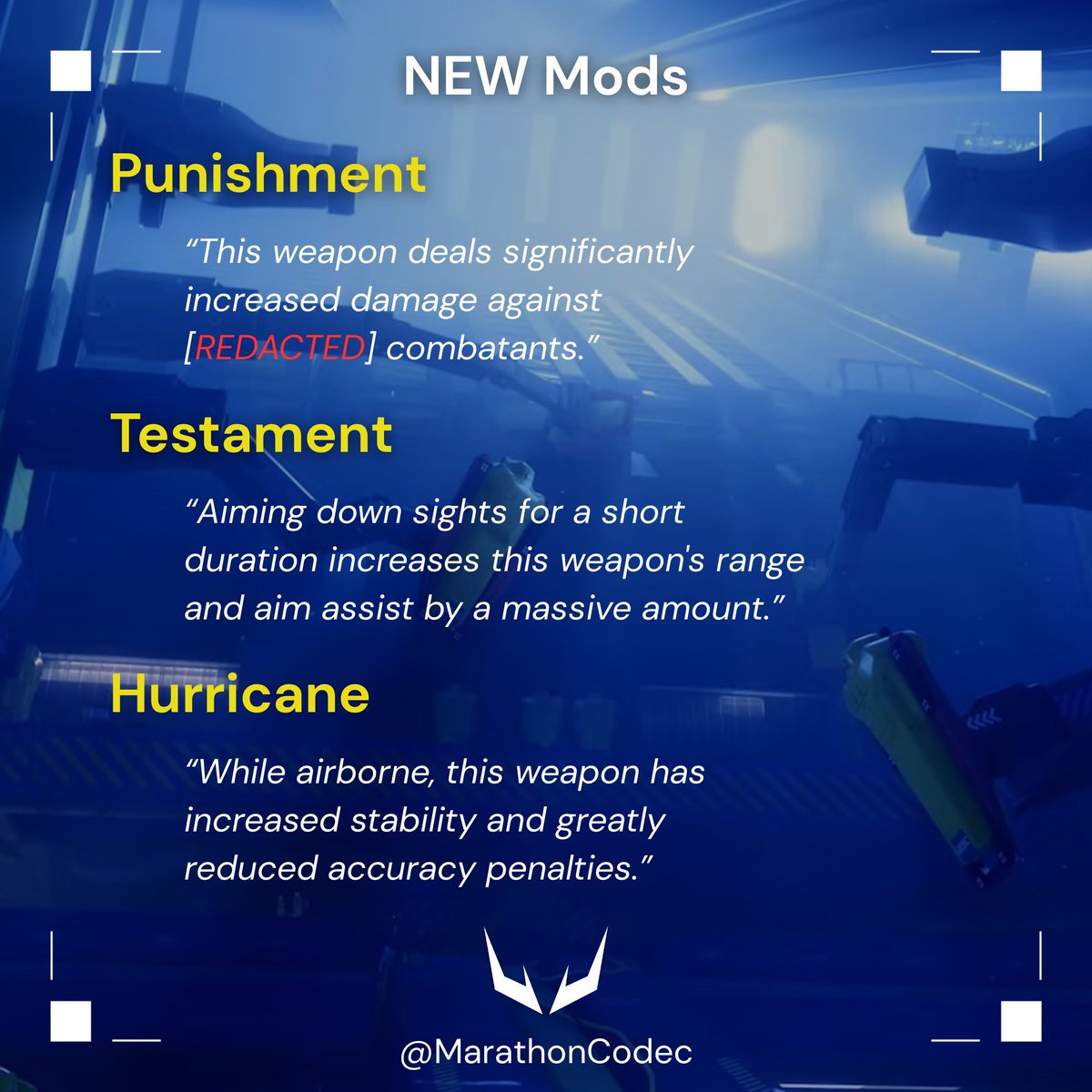 Marathon Codec tweet media