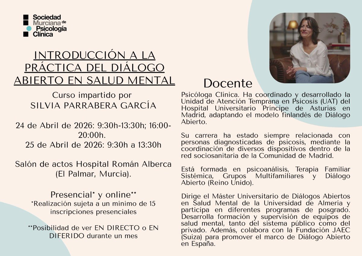 Sociedad Murciana de Psicología Clinica tweet media
