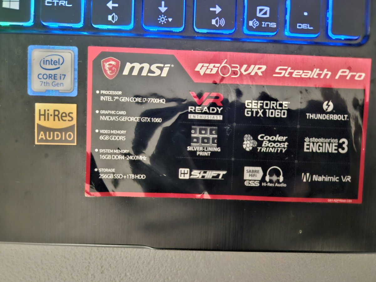 HappyExtruder3d's tweet photo. Cleaning out my Son's electronics chest and found his old @msiUSA laptop, still works great , using it for klipper configuration and tuning #klipper #OLDTECH @crussty @NLTMW_com https://t.co/dDCYoIN7dq