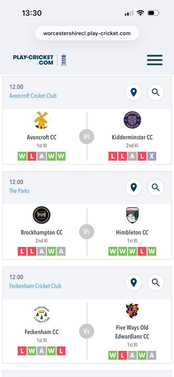 Worcestershire County League tweet media