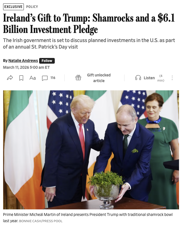 globalsitroom's tweet photo. As the official agency of St. Patrick’s Day, we are proud to celebrate the strong Irish-US relationship.

From New York to Silicon Valley to Austin, TX, GSR delivered top-tier media coverage for @Entirl, spotlighting the companies driving technological innovation. https://t.co/RtSzX3nNbo